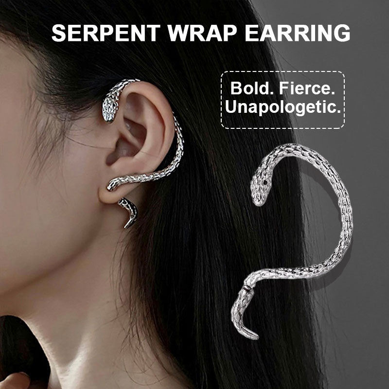 ๐ Serpent Wrap Earring