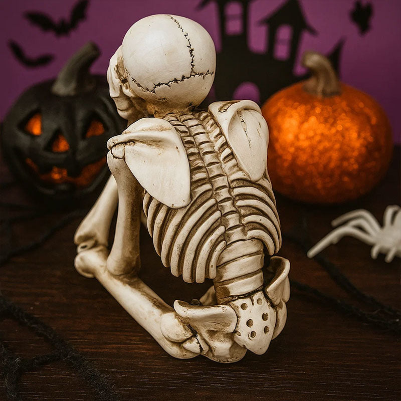 🎃 Skeleton Ornament – See No Evil, Hear No Evil, Speak No Evil