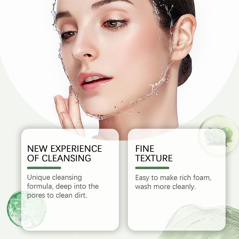 Green Tomato Facial Cleanser – Gentle Pore Cleansing & Oil-Balancing Refresh