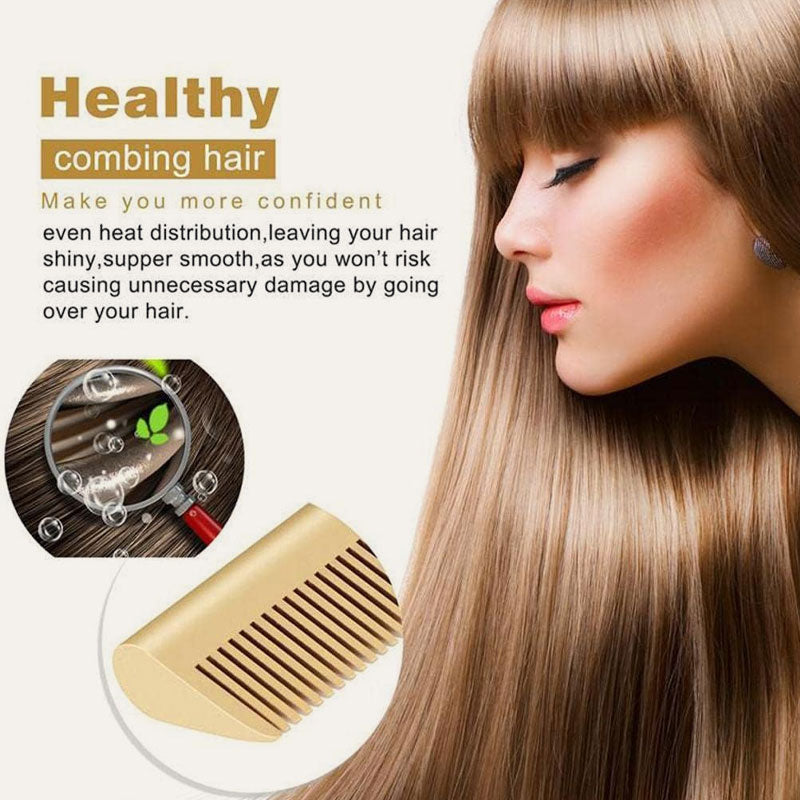 ✨ 2-in-1 Hair Styling Hot Comb – Straighten & Curl with One Tool