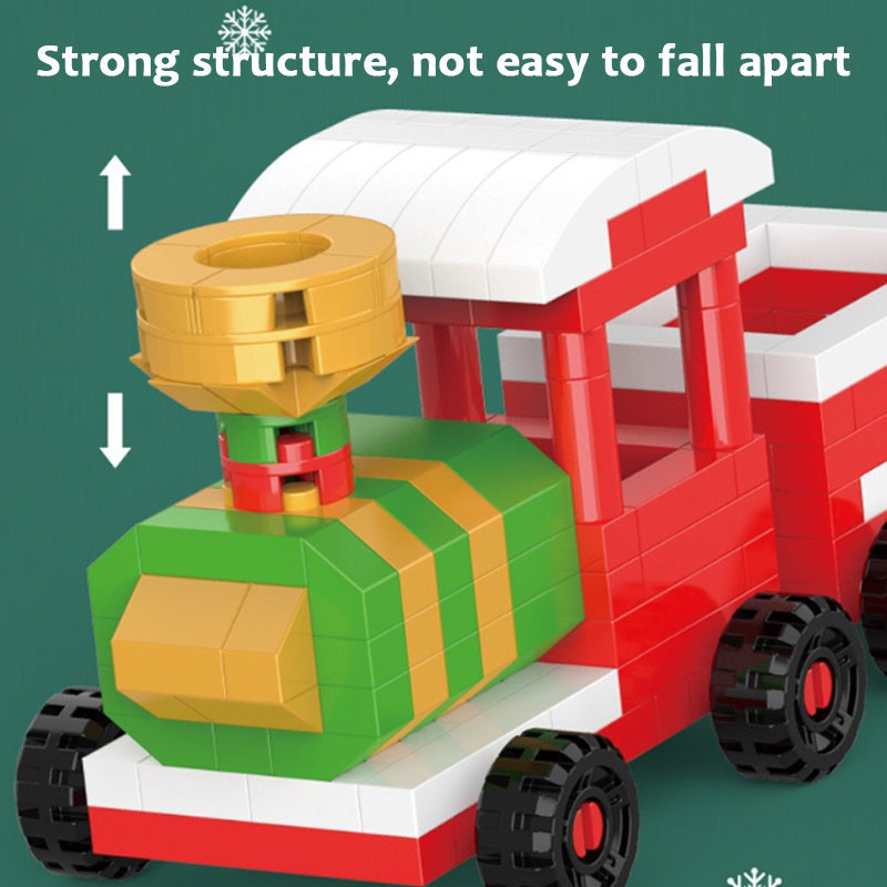 Christmas Building Blocks Cartoon Christmas Dolls