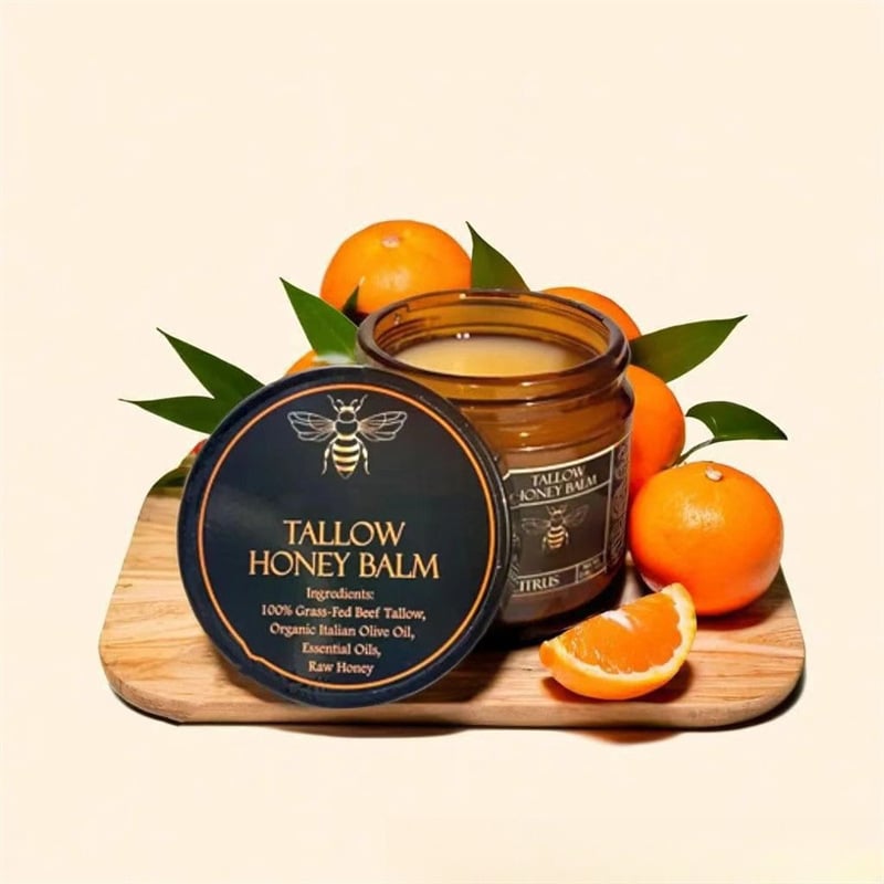 💖Beef Tallow Beeswax and Honey Face Moisturizer
