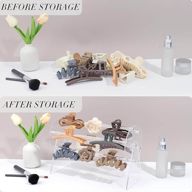 Acrylic Hair Accessories Storage Rack