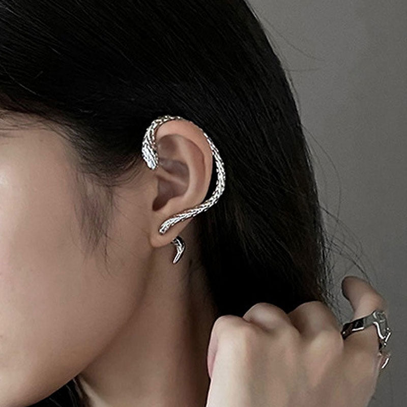 ๐ Serpent Wrap Earring