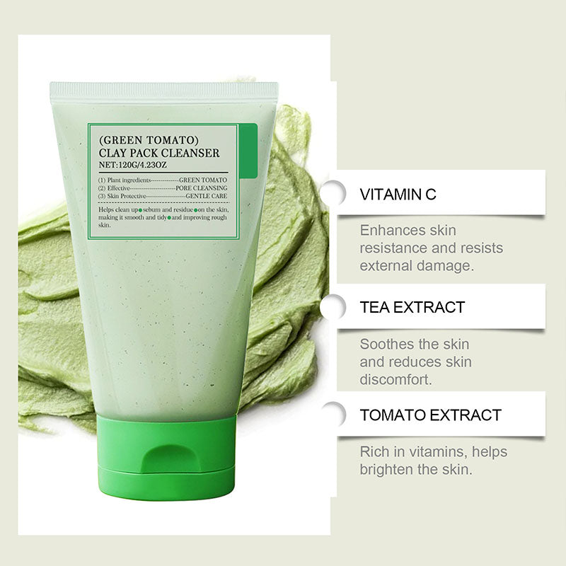 Green Tomato Facial Cleanser – Gentle Pore Cleansing & Oil-Balancing Refresh
