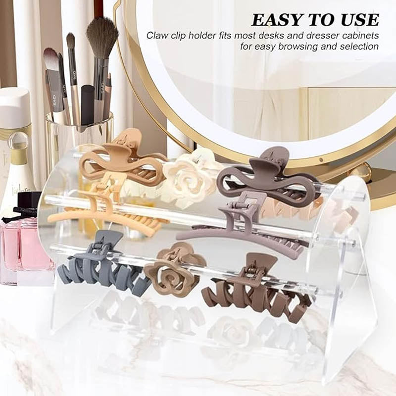 Acrylic Hair Accessories Storage Rack