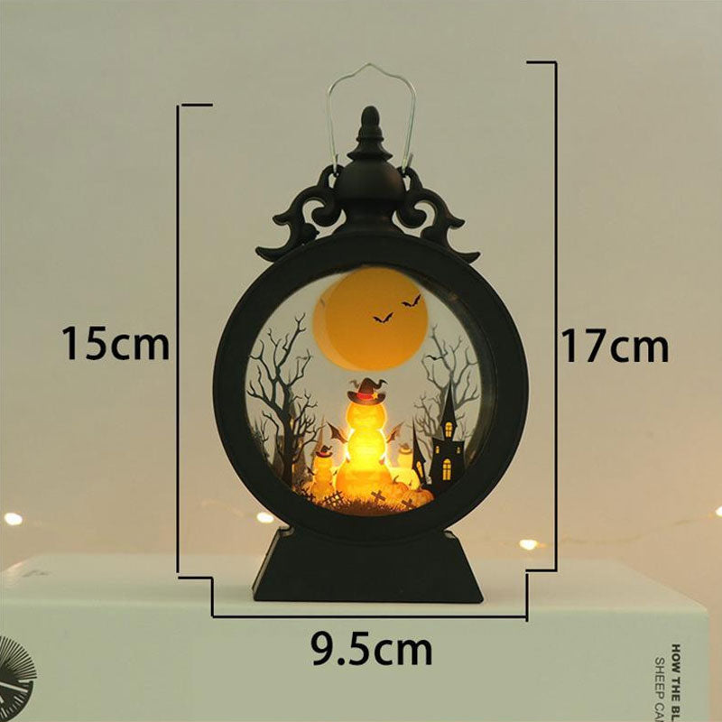 ๐ Halloween Castle Pumpkin Witch Lantern ๐ปโจ