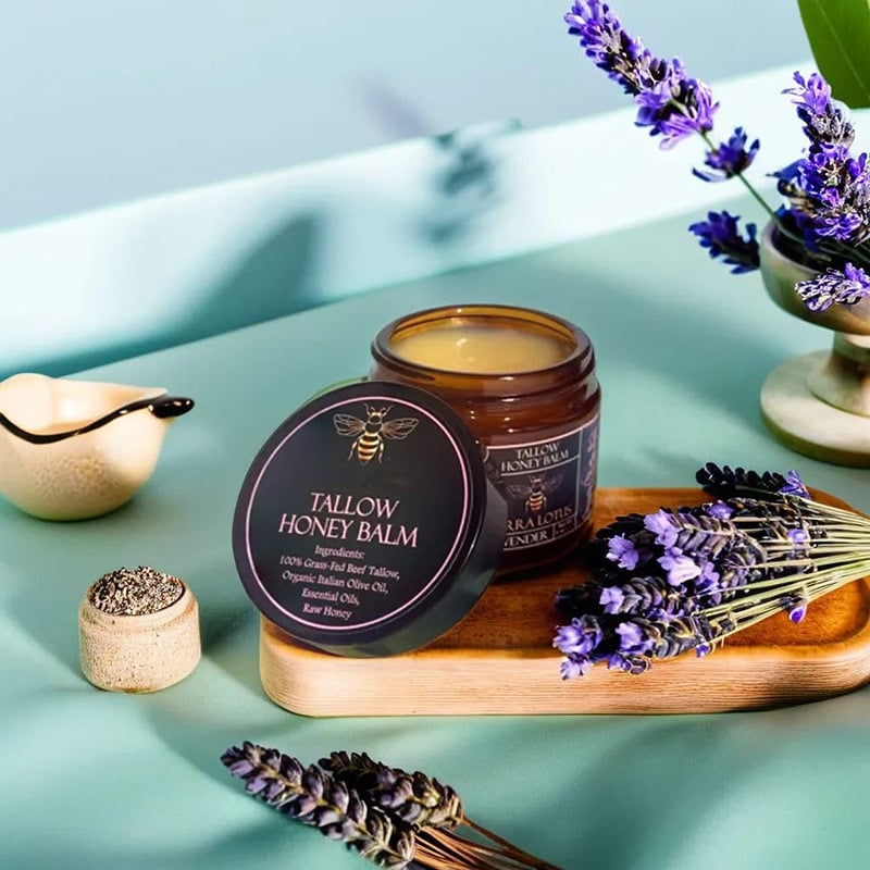 💖Beef Tallow Beeswax and Honey Face Moisturizer