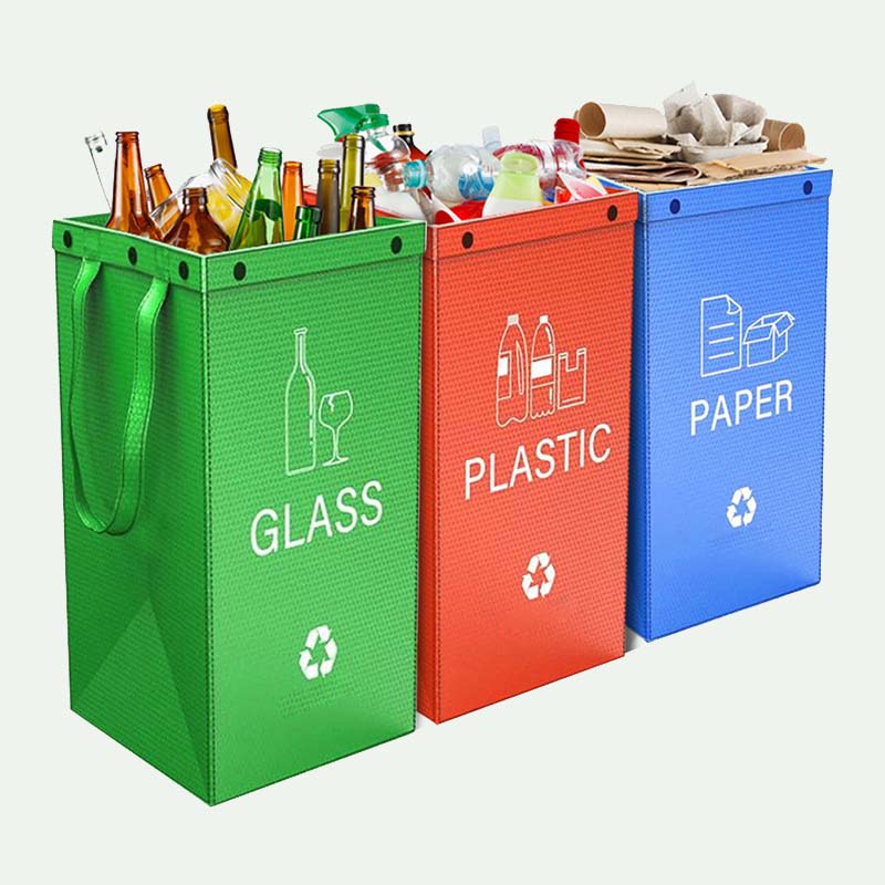 ♻️Reusable Recycling Bags – Foldable, Waterproof & Durable