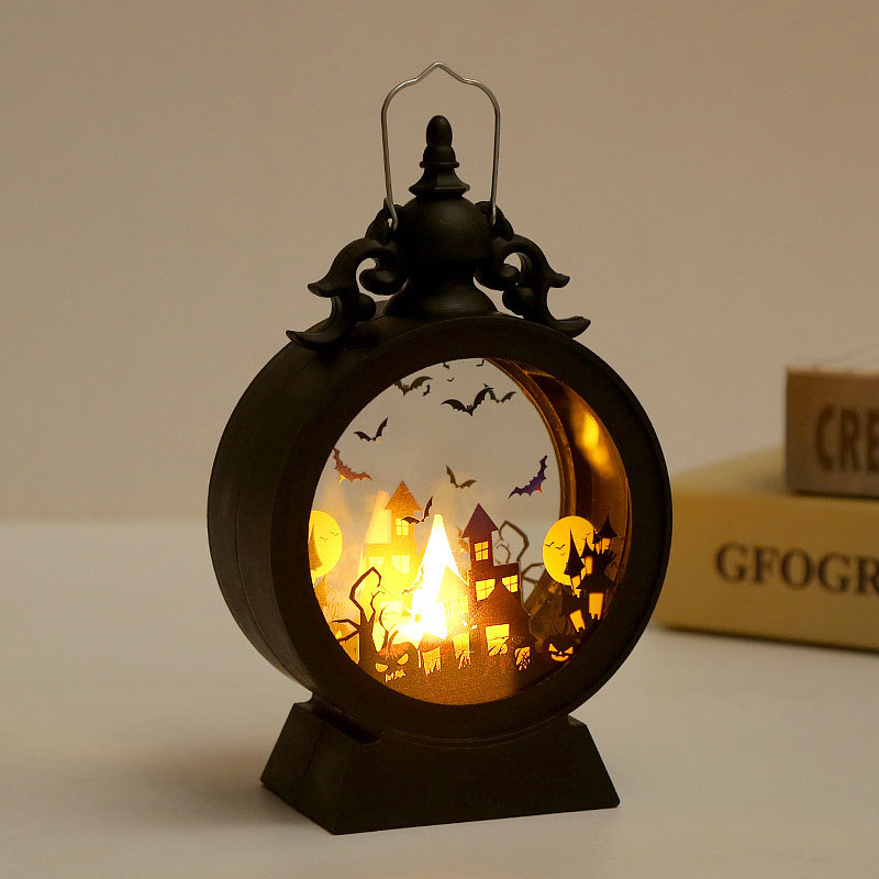 ๐ Halloween Castle Pumpkin Witch Lantern ๐ปโจ