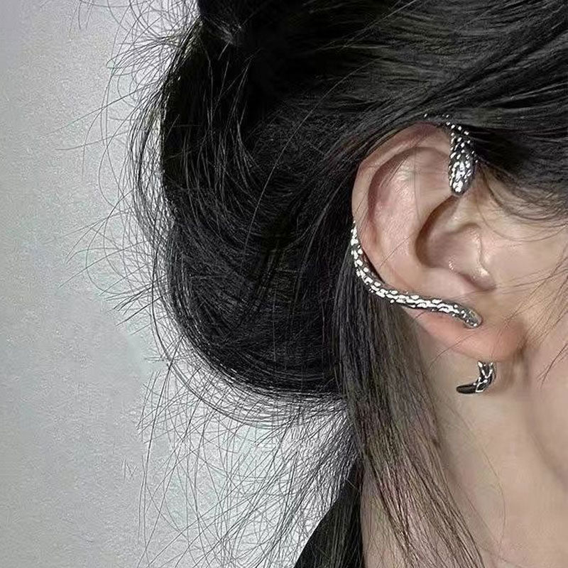๐ Serpent Wrap Earring