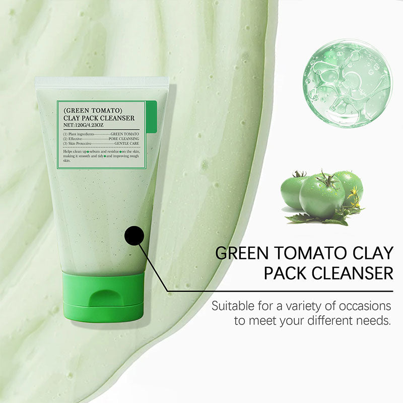 Green Tomato Facial Cleanser – Gentle Pore Cleansing & Oil-Balancing Refresh