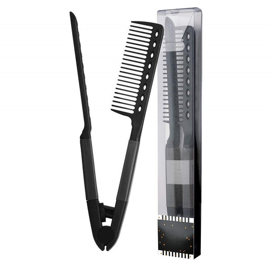 Hair comb for flattening