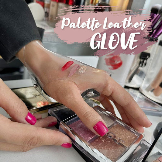 🎨 Palette Leather Glove – Mess-Free Makeup Mixing Assistant