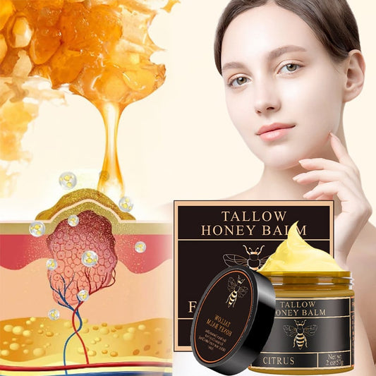 💖Beef Tallow Beeswax and Honey Face Moisturizer